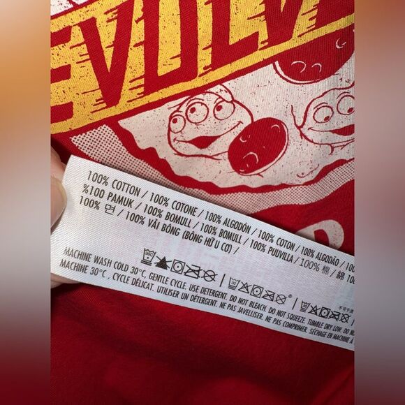 Toy Story x Junk Food Women’s Red Short Sleeve T-Shirt Size Medium NWOT - Picture 6 of 8
